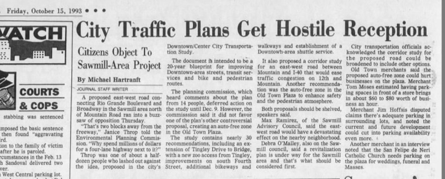 road through Sawmill