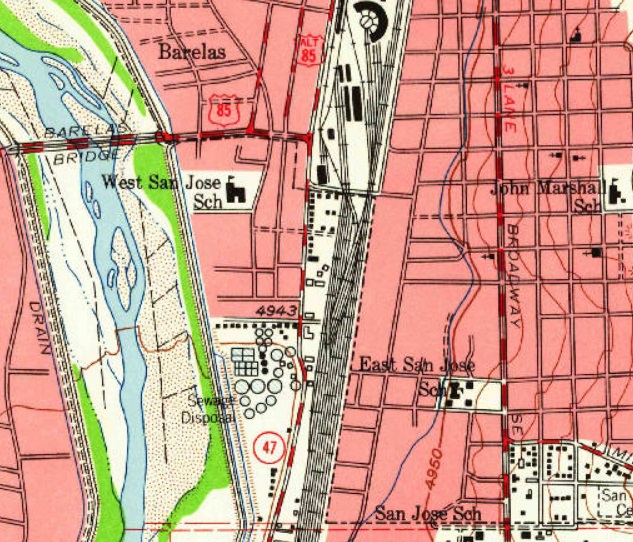 2nd st sewage treatment 1960