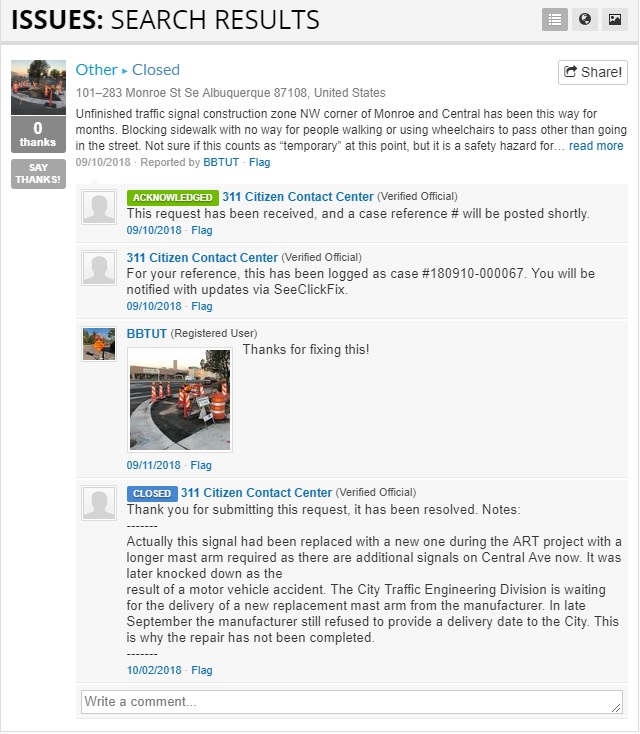 scf monroe and central