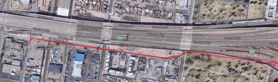 Indian School to S Frontage