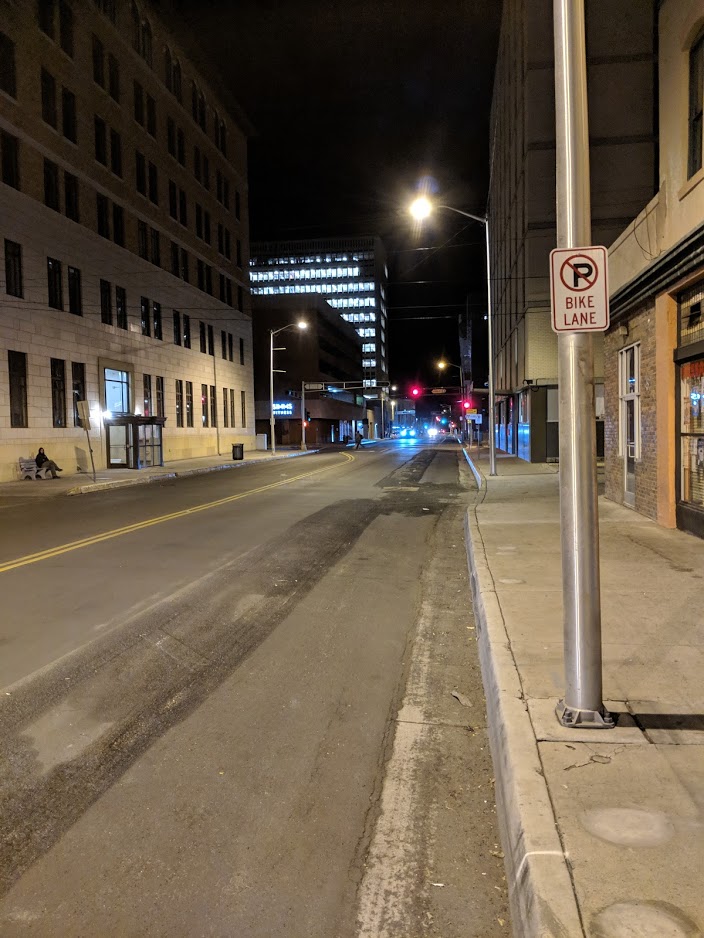 no parking no bike lane 5th street