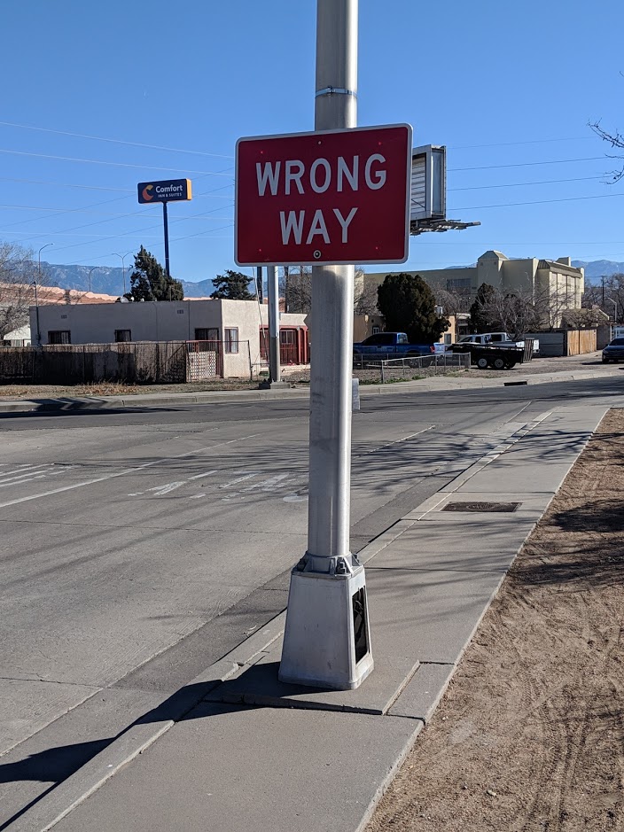 ada wrong way