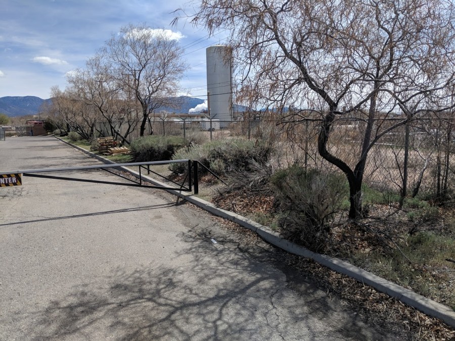 PNM parking lot east to tower