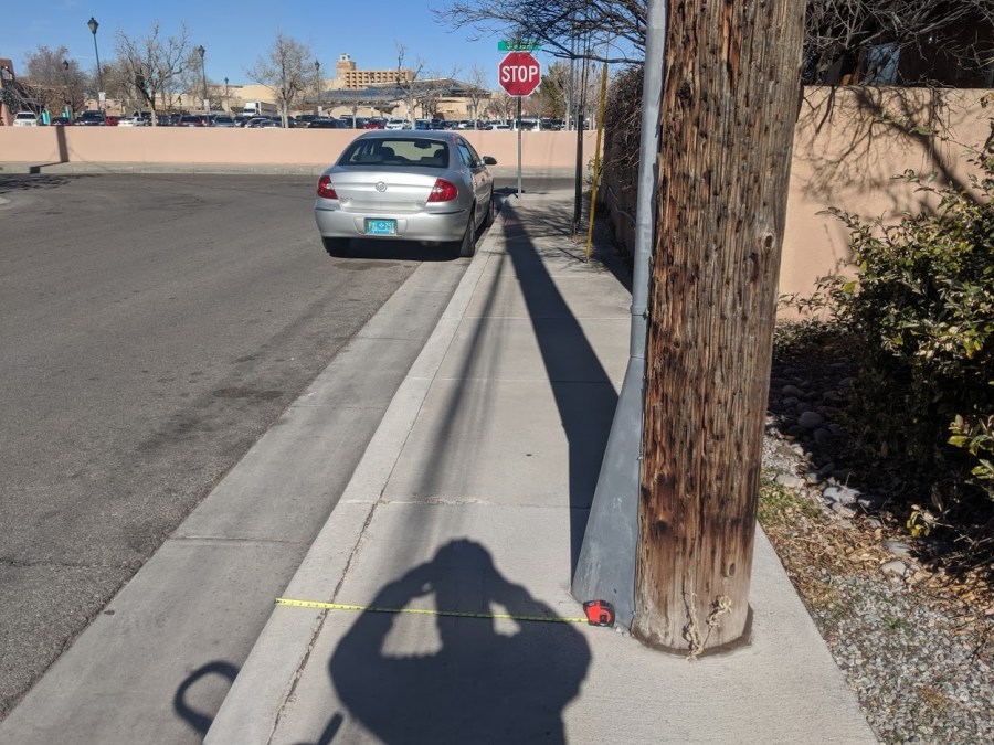 measuring 19th at Old Town