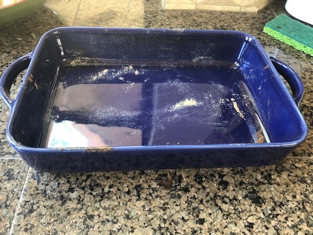 casserole dish